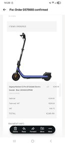 Segway Ninebot Kickscooter C2 Pro B Scooter with BLUETOOTH Speaker