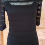 Size 8-10 Black Layered Dress Image 2