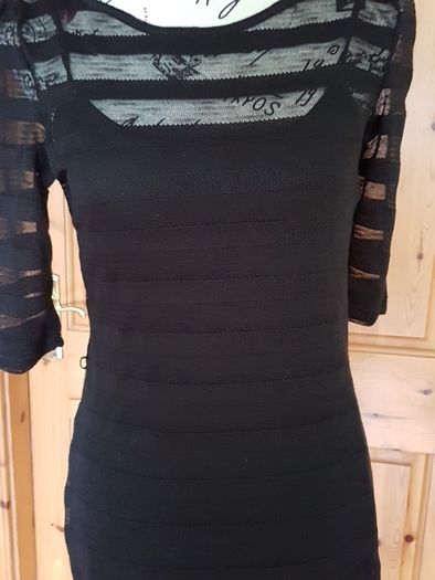 Size 8-10 Black Layered Dress