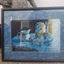 Lovely Vintage still life Pastel painting signed & dated Image 2