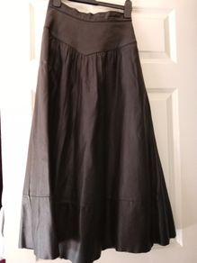 Vintage Reale Leather Skirt
