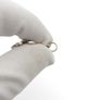 Vintage 935 Sterling Silver & Cubic Zirconia Flower Pendant Image 7