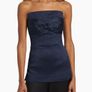 TOVE Twist-Front Crinkled Satin Top Image 3