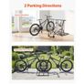 Bike Rack, Fits Tire Width 3 Inch/76.2 mm, Carbon Steel Double-Sided Grid Bike Rack Stand, Freestanding Bicycle Storage Holder for Curbside, Garage, Indoor, Outdoor Parking, 6-Bicycle Capacity Image 5
