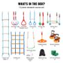 50 ft Ninja Warrior Obstacle Course Kids Outdoor Slackline 12 Obstacles Image 4