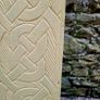 Antique wooden obelisk shelves Image 3