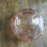 Vintage glass bowl/ pink glass Image 3