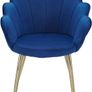 Velvet Upholstered Chair Dressing Table Chair Dining Chair Image 2