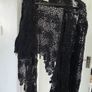 knitted black dress & wrap Claire Kennedy Image 3