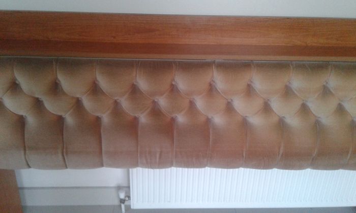 Vintage 70's Headboard and Lockers Unit