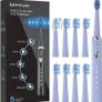 Electric Toothbrush for Adults and Kids - PHYLIAN H7 Rechargeable Whitening Toothbrush with 8 Duponts Brush Heads, 5 Modes, 3 Hours Fast Charge for 120 Days MULTIPLE COLOURS AVAILABLE (FREE POSTAGE) Image 4