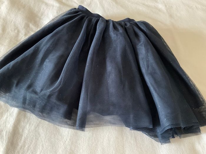 Girls gorgeous navy tulle tutu skirt H&M 6 7 8