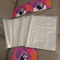 4x brand new football card folders