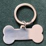 Dog Bone Collar Tag Keyring 925 Sterling Silver English Hallmarks Ari D Norman Image 2