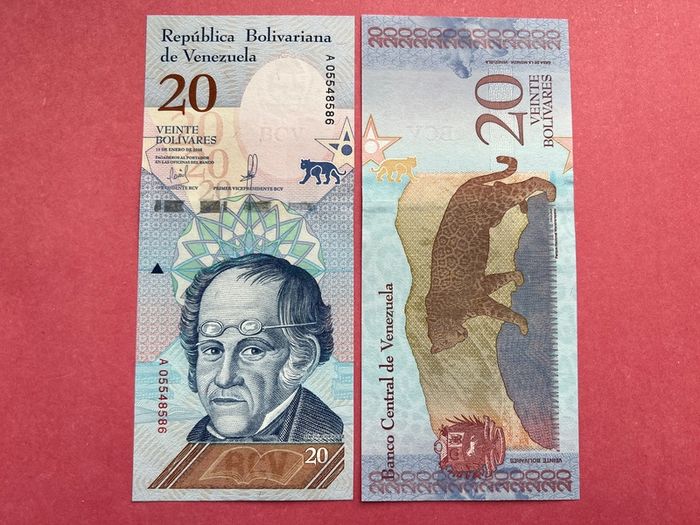 Venezuela  20 Bolivares 2018  Pick 104a ( Uncirculated )