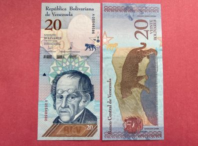Venezuela  20 Bolivares 2018  Pick 104a ( Uncirculated )