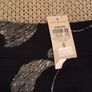 BNWT Ann Taylor Black Floral Jacquard Skirt Image 3