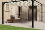 Gazebo 3x3m with Adjustable Louvered Roof