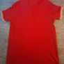 BOSS Hugo Boss Men's Paddy Polo Shirt Red Tipped Striped Collar Size XL Image 5