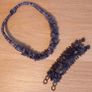 Matching Amethyst Bracelet Necklace Set Image 2