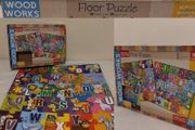 Traditionally Crafted Wood Works large Wooden Floor Puzzle