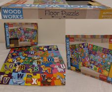 Traditionally Crafted Wood Works large Wooden Floor Puzzle