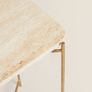 Zara Home Marble Side Table (Cream) Image 7