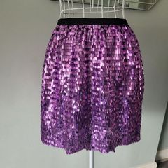 zara sequin skirt