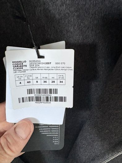 Designer Brand Marella two coats brand new with tags