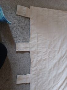 Cream curtains