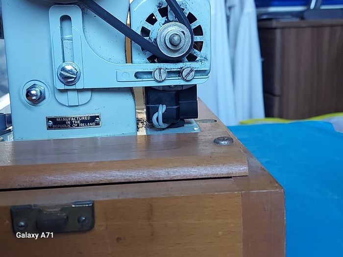 Novum Electric Sewing Machine with Sew-Tric Motor with Pedal and power supply, Round Pin Plug, A true Blast from the Past
