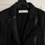 Black bershka leather blazer Image 3