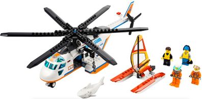 Lego City 60013: Coast Guard Helicopter (2013) 100% Complete (NO BOX)