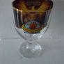Grimbergen Half Litre , Gold Rimmed Goblet Style , Beer Glass and 2 Beer Mats Image 6