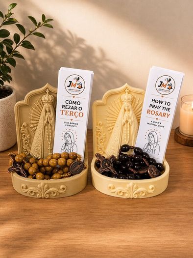 Our Lady Rosary Holder Religious Home Decor