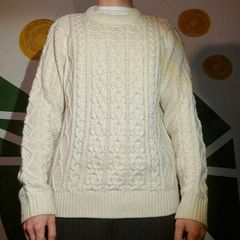 Cream Cable Knit Jumper