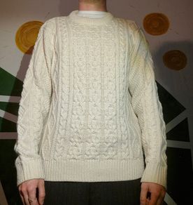 Cream Cable Knit Jumper