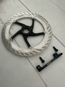 Shimano 203mm disc brake with adapter