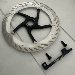 Shimano 203mm disc brake with adapter