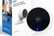 Smart Security Camera Indoor, Video Baby Monitor Pet Dog Camera with App Puppy Cam Night Vision 1080P 2-Way Audio, Motion Sound Detection Work with Alexa FREE POSTAGE