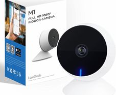 Smart Security Camera Indoor, Video Baby Monitor Pet Dog Camera with App Puppy Cam Night Vision 1080P 2-Way Audio, Motion Sound Detection Work with Alexa FREE POSTAGE