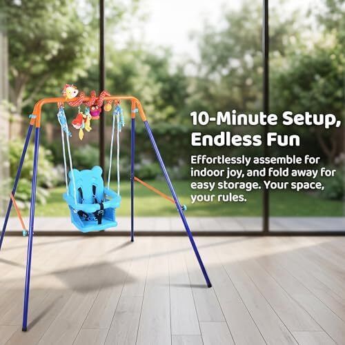 Folding Baby Swing Set Toddler Swing