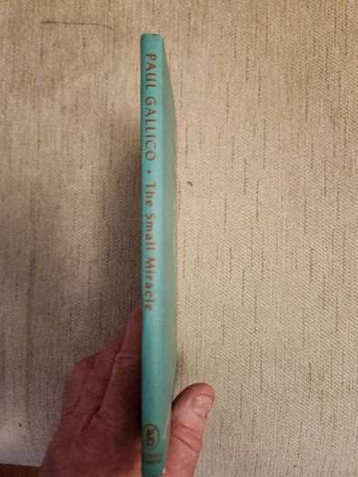 Paul Gallico books. Flowers  for Mrs Harris, Thomasina, and The small miracle. All hardback with dustjacket in good condition. Thomasina is a first edition.35
