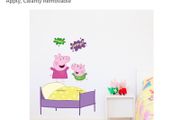 peppa pig wall decal
