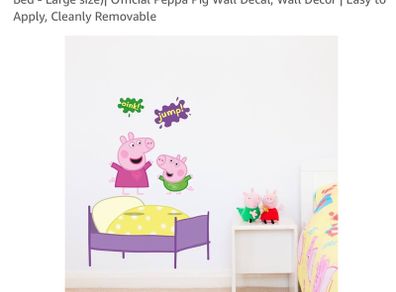 peppa pig wall decal