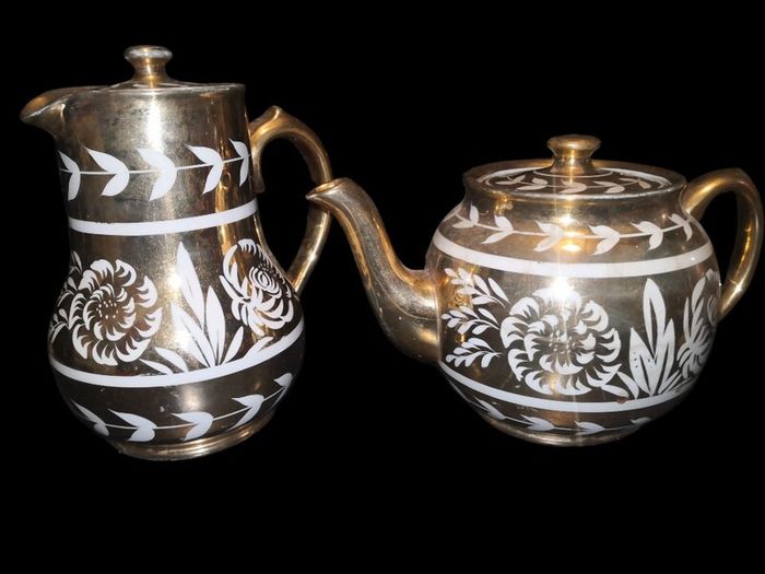 Stunning rare Sadler large tea and coffee pot