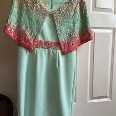 ladies dress and cape