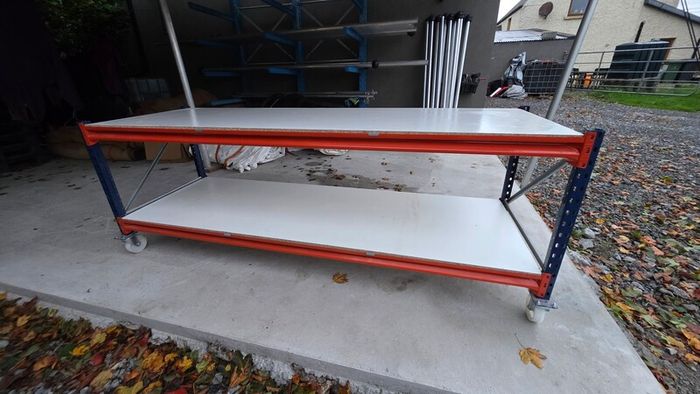 Large Workbench on Wheels