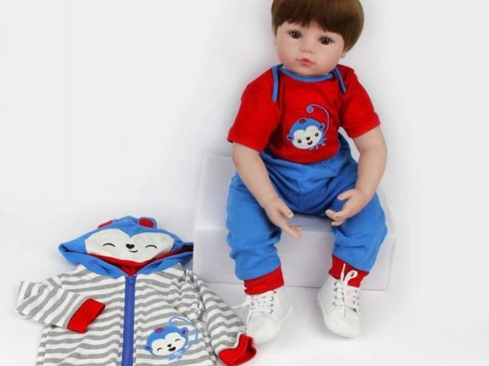 Reborn Baby Dolls 20" Real Soft Vinyl Silicone Realistic Dolls Toddler Lifelike Reborn Baby Boy Toys For Age3 plus (FREE POSTAGE)