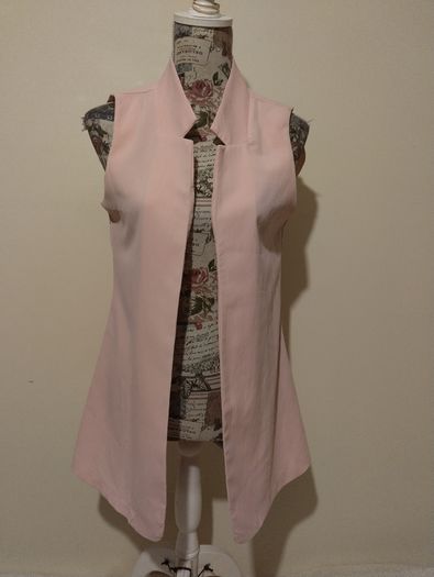 Pink Sleevelss Jacket